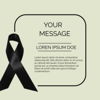 funeral Square (1:1) template