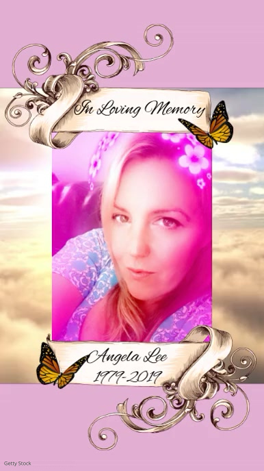 Funeral Digital na Display (9:16) template