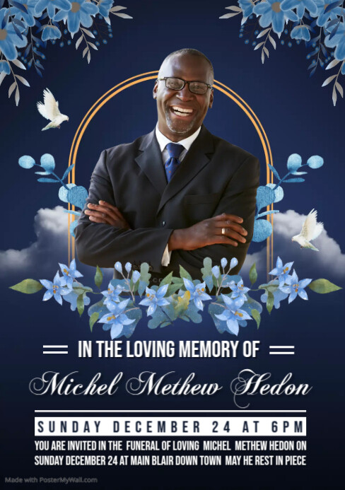 Copy of Funeral | PosterMyWall