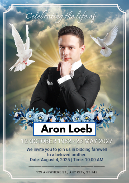 Funeral Template | PosterMyWall