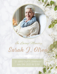 18 340 Funeral Invitation Funeral Service Card Customizable Design Templates Postermywall