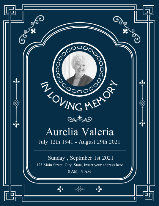 In Memoriam Templates In Memoriam Templates