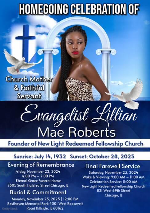 Funeral Flyer Memorial Flyer A5 template