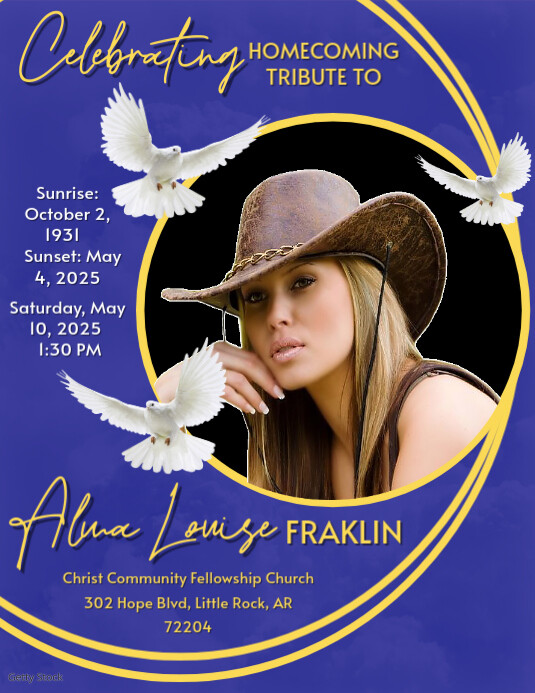 Funeral Flyer Memorial Flyer template