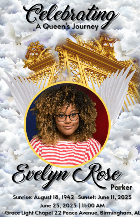 Funeral Flyer Memorial Flyer Tablóide template