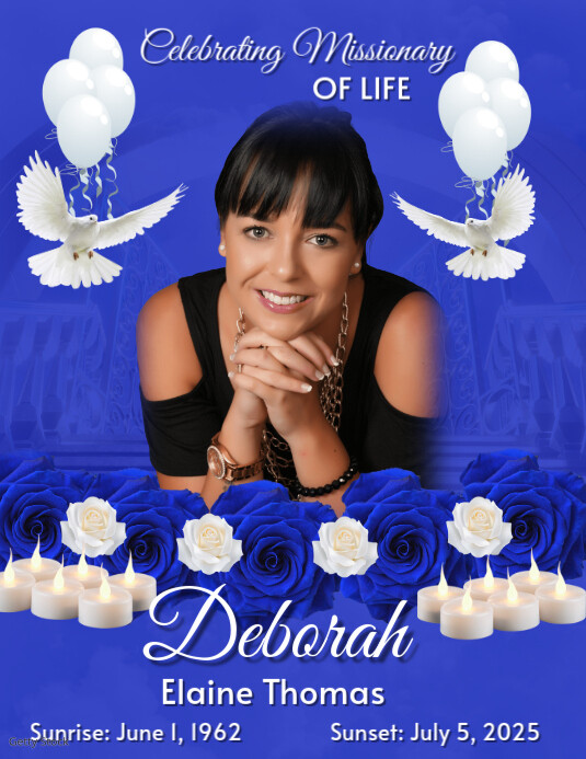 Funeral Flyer Memorial Flyer template