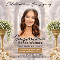 Funeral Flyer Memorial Flyer Instagram Plasing template