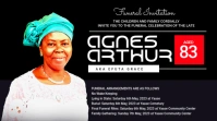 Funeral flyer template Voorlegging (16:9)