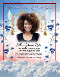 funeral flyers template