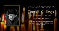 Funeral In Loving Memory Facebook Post template
