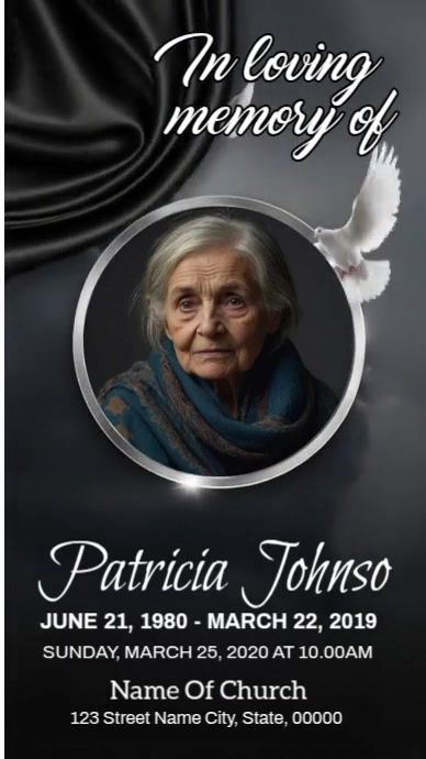 Funeral Instagram Story Template | PosterMyWall
