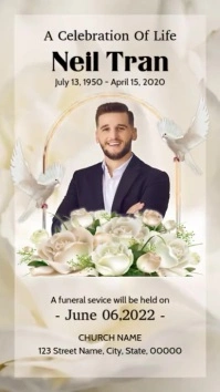 Funeral Instagram story template