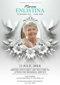 Funeral Invitation Template | PosterMyWall