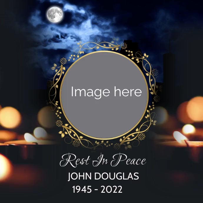 funeral poster Template PosterMyWall