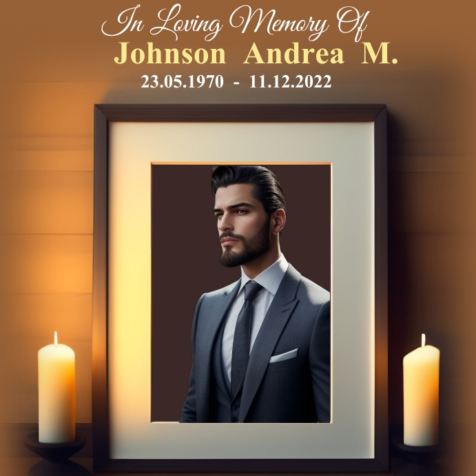 funeral poster Template PosterMyWall