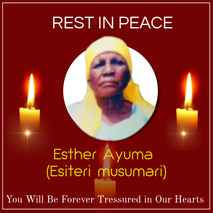 funeral poster Template PosterMyWall