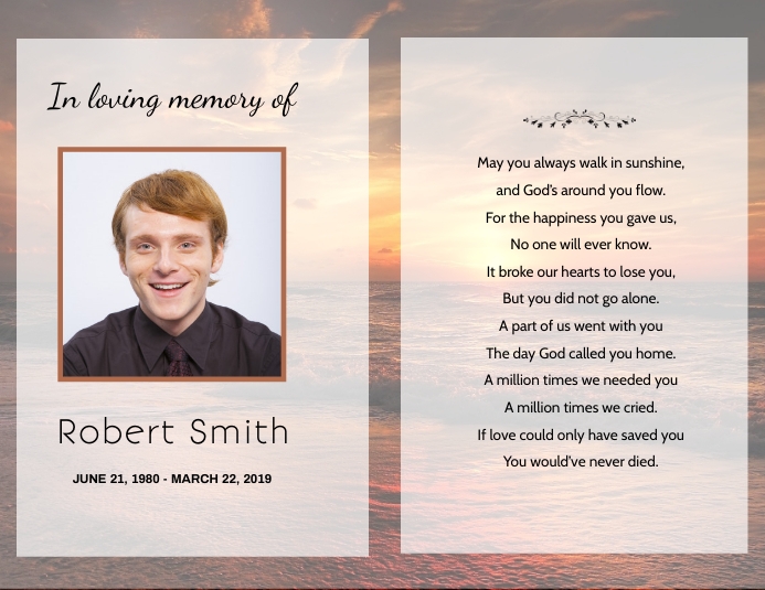 funeral-prayer-card-template-postermywall for Free Printable Funeral Prayer Card Template Funeral Prayer Card Template | PosterMyWall for Free Printable Funeral Prayer Card Template