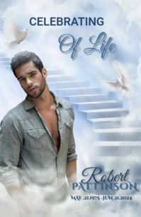 Funeral Program card Template (2) Tabloid