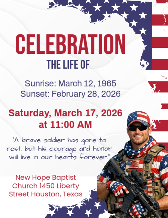 Funeral Program Template | PosterMyWall