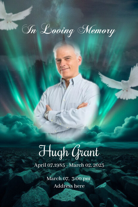 Funeral Program Template | PosterMyWall