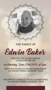 150 Obituary Customizable Design Templates Postermywall