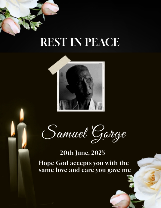 FUNERAL SERVICES AND MEMORIAL SERVICE FLYERS Template PosterMyWall
