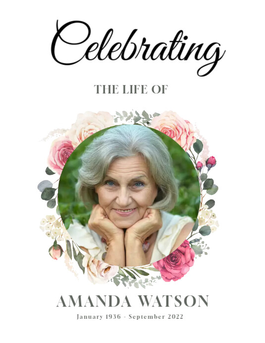 FUNERAL SERVICES AND MEMORIAL SERVICE FLYERS Template PosterMyWall