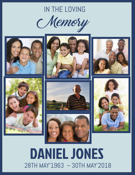 Copy of Funeral Template | PosterMyWall