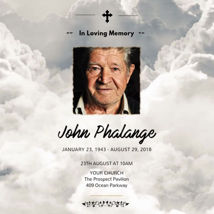 Funeral Video Design Template PosterMyWall