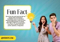 Funfacts Did you Know Poster Cartolina template