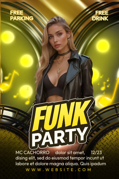 FUNK PARTY FLYER Template | PosterMyWall