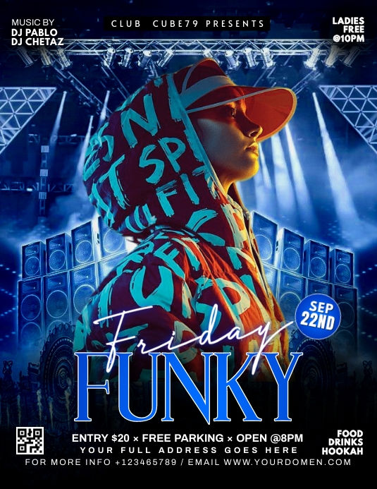 Funky Friday Template PosterMyWall