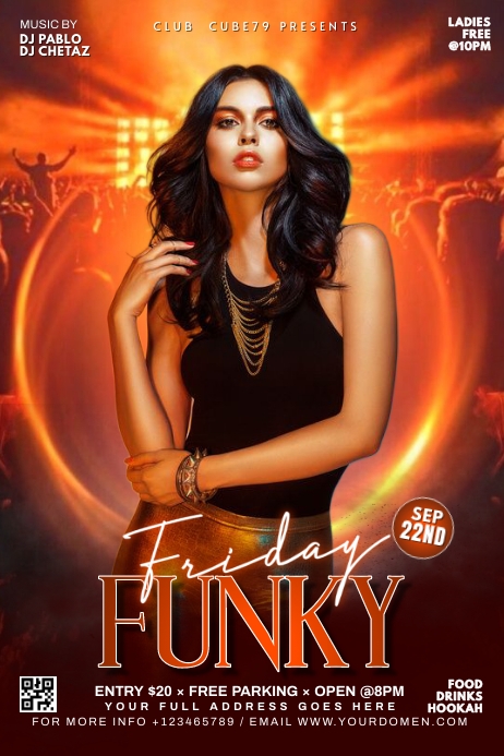 Funky Friday Template | PosterMyWall