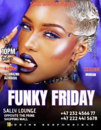 Funky Friday Flyer (US Letter) template