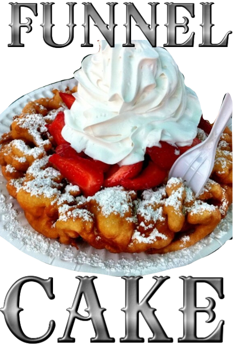 Funnel Cake Sign Template PosterMyWall