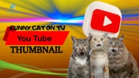 FUNNY CAT YouTube Thumbnail template