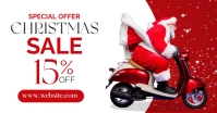 funny ironic christmas advertisement santa sc Facebook Shared Image template