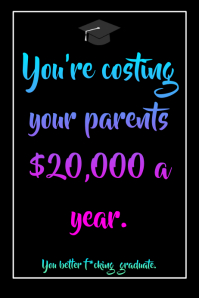 Funny Motivational Quote For University Or College Students Template Postermywall