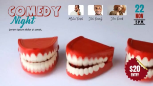 FUNNY VIDEO TEMPLATE Ekran reklamowy (16:9)