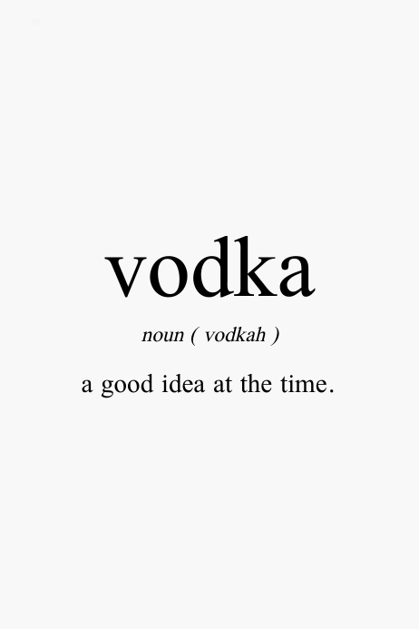 funny wall art poster vodka template design