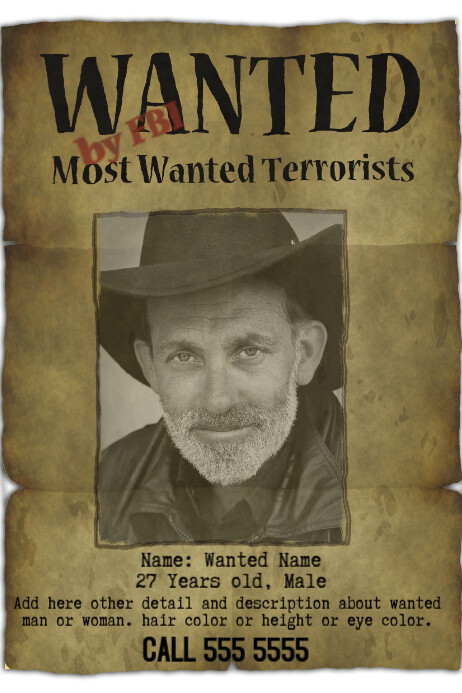 Fun Wanted Signs funny wanted poster flyer template | PosterMyWall