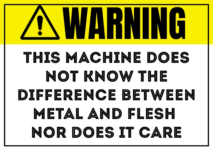 Funny Warning Sign Template | PosterMyWall