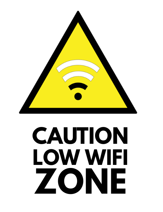 Funny Router Signs funny wifi sign flyer template | PosterMyWall