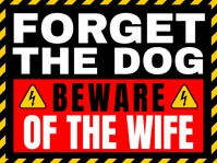 FUNNY YARD SIGN template