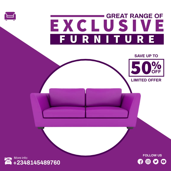 Furniture 4 Template PosterMyWall