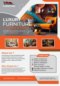 Furniture ad A5 template