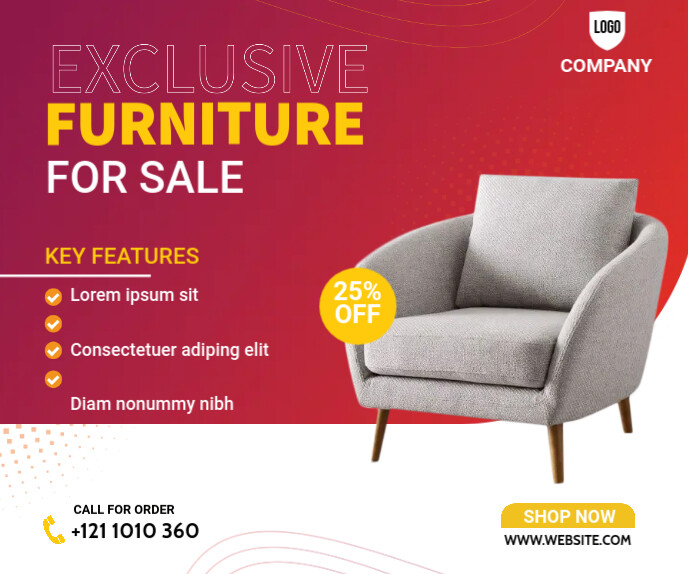 Copy of furniture ad Large Rectangle | PosterMyWall