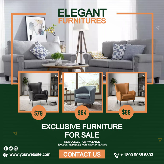 Furniture Ad Poster Template PosterMyWall Furniture Ad Poster Template PosterMyWall