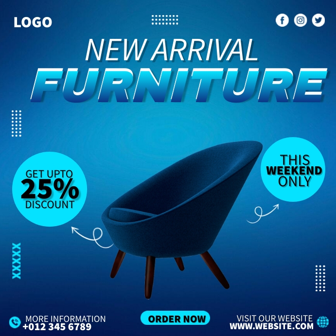 Furniture Ads Template PosterMyWall