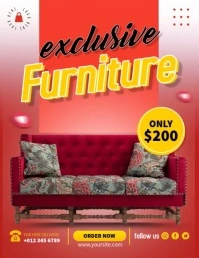 Furniture Ads Flyer (US Letter) template